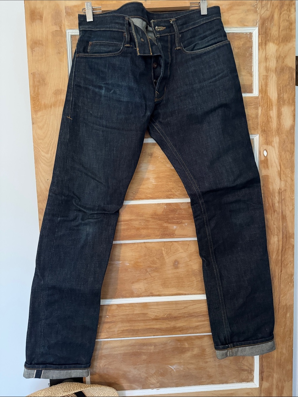 Freenote Cloth Dark Indigo Straight-Leg Jeans